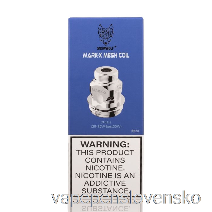 Snowwolf Mark-x Náhradné Cievky 0,3ohm Cievky Vape Cigareta